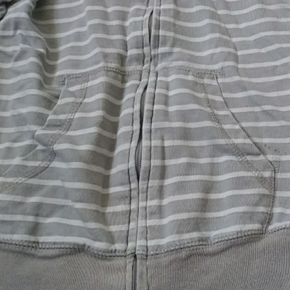Gray Striped Jacket - Picture 3 of 3
